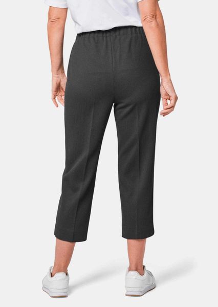 GOLDNER Caprihose Kurzgröße: Trageangenehme 7/8-Rippenhose günstig online kaufen