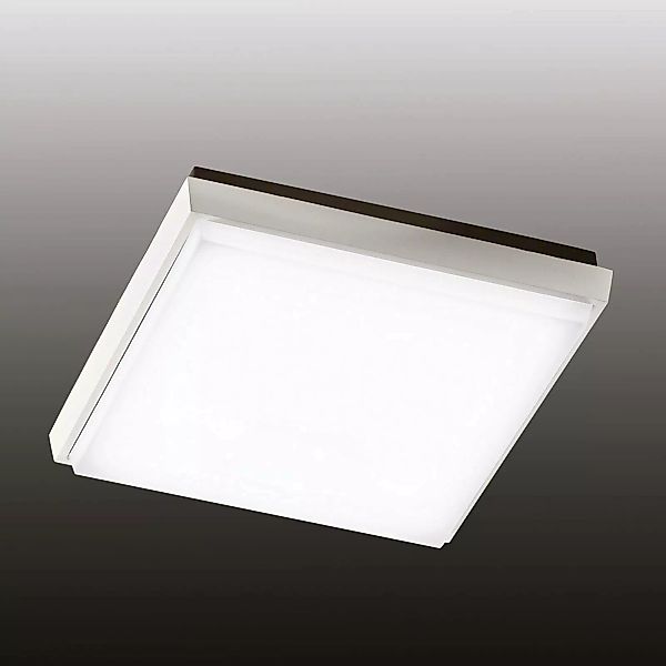 LED-Außendeckenleuchte Desdy, 24x24 cm, weiß günstig online kaufen