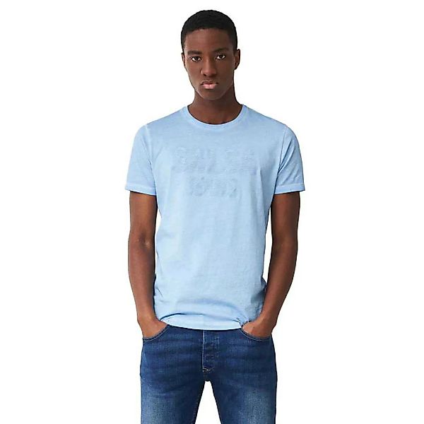 Salsa Jeans Logo Kurzärmeliges T-shirt L Blue günstig online kaufen