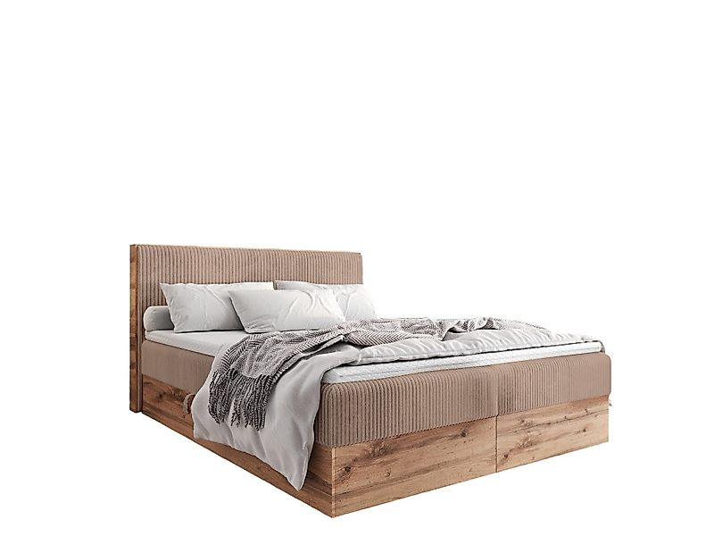 AN-MOEBEL4U Boxspringbett Boxspringbett TESSA in Stoff günstig online kaufen