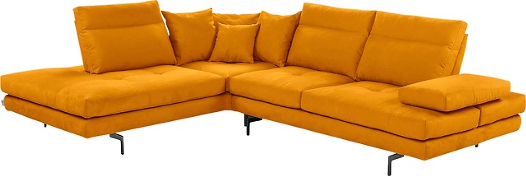 CALIA ITALIA Ecksofa »Toby Wing, Komfortsofa mit Sitzkomfort der Extraklass günstig online kaufen