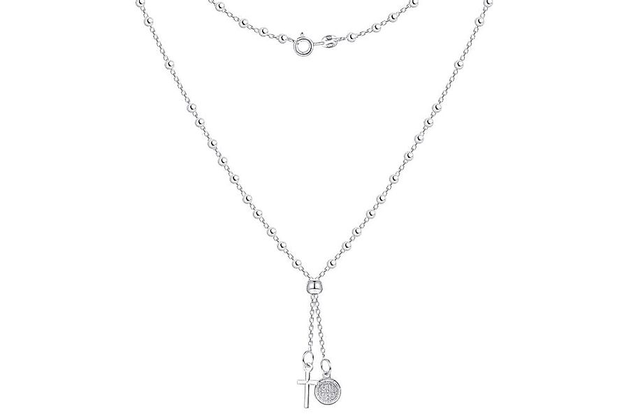 Silberkettenstore Silberkette Rosenkranz Kette - 925 Silber, zwei Längen wä günstig online kaufen