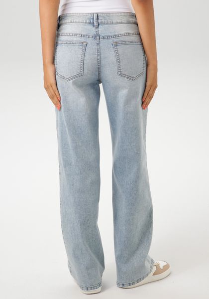 Aniston CASUAL Straight-Jeans mit trendig weitem günstig online kaufen