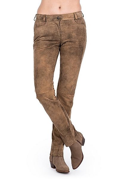 Spieth & Wensky Lederhose Trachtenlederhose Damen - GUNDULA - sandstein günstig online kaufen