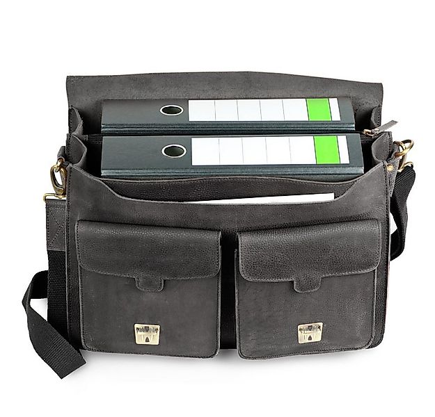 Jahn-Tasche Aktentasche Sehr Robuste Lehrertasche Leder, Schwarz, Jahn-Tasc günstig online kaufen