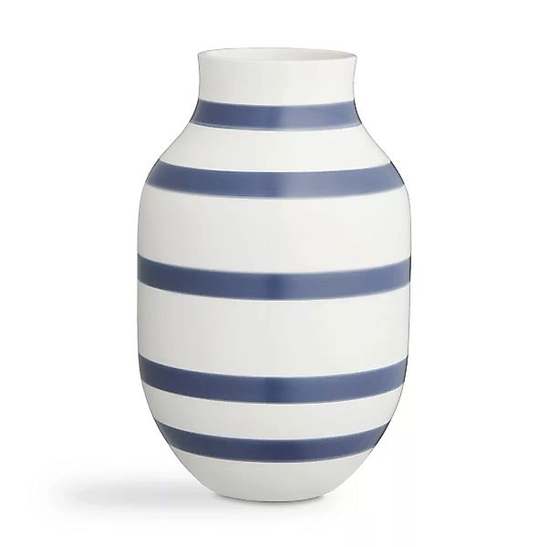 Omaggio Vase groß 30,5cm stahlblau günstig online kaufen