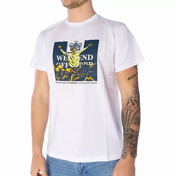 Weekend Offender T-Shirt T-Shirt Weekend Offender Leo Gregory, G M, F white günstig online kaufen