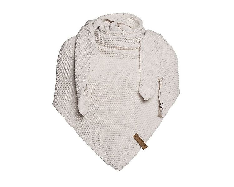 Knit Factory Schal Coco Dreiecksschals 190x85 cm Glatt Beige, (1-St), Schal günstig online kaufen