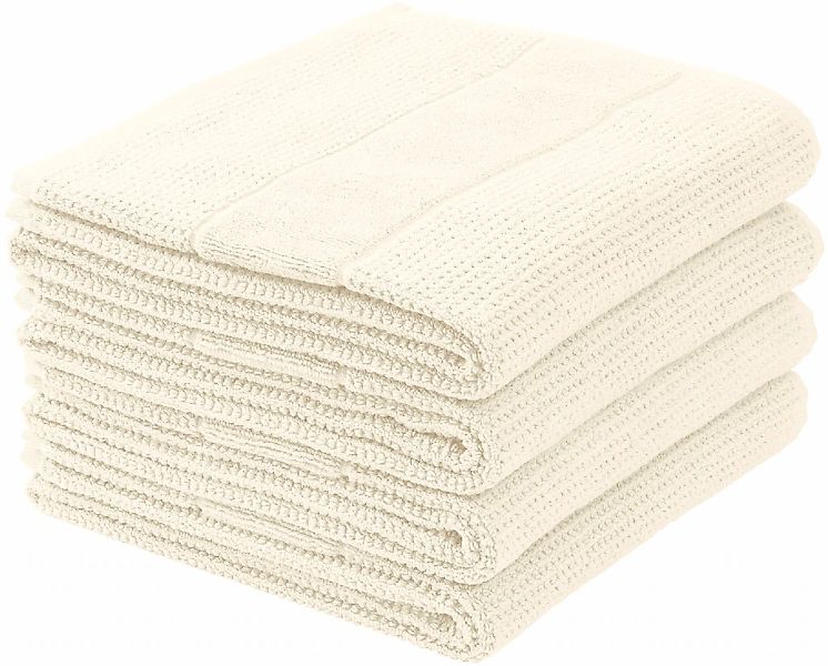 Schiesser Handtücher "Turin aus 100% Baumwolle in dezenter Reiskornoptik" M günstig online kaufen