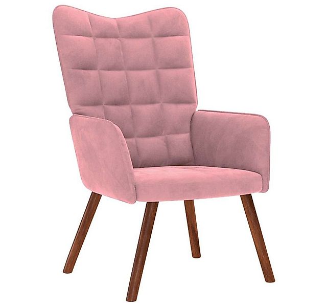 vidaXL Sessel Relaxsessel Rosa Samt (1-St) günstig online kaufen