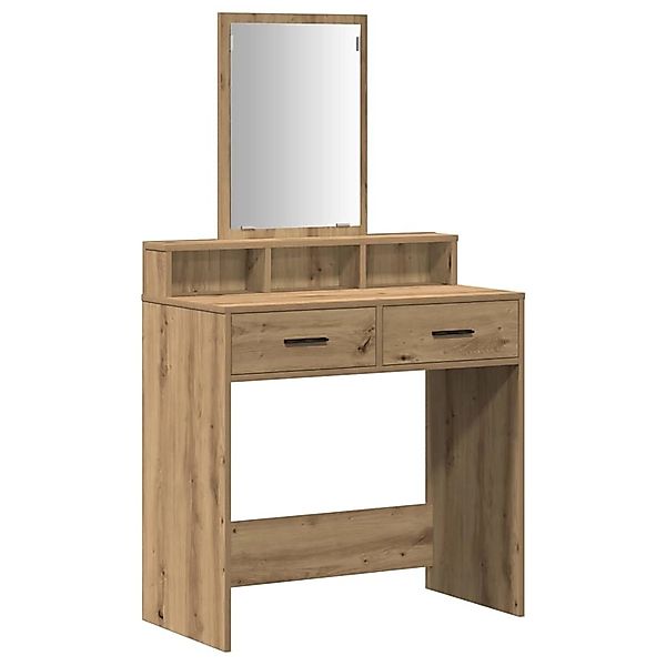 vidaXL Schminktisch Artisan-Eiche 79 x 41 x 140 cm Holzwerkstoff 865144 günstig online kaufen