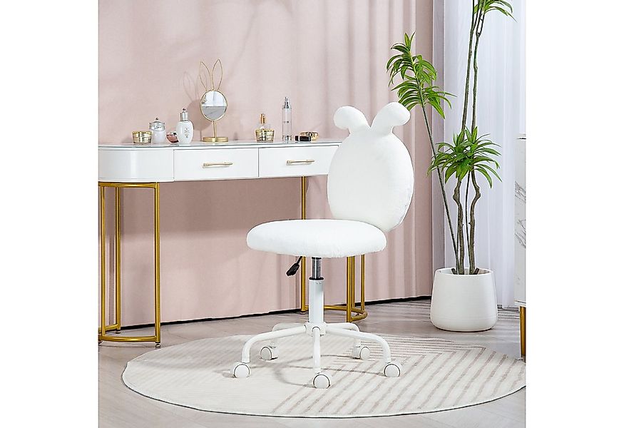 HOMCOM Bürostuhl Schreibtischstuhl mit Hasenohren, Höhenverstellbar (Kosmet günstig online kaufen