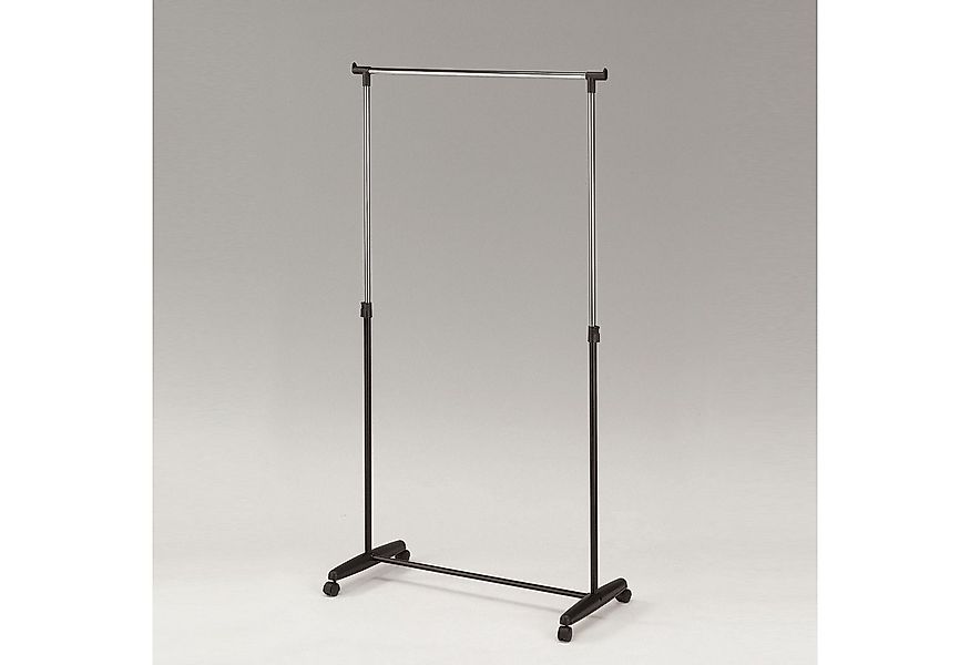 Möbel Akut Kleiderständer Kleiderwagen Porto Kleiderständer Chrom schwarz a günstig online kaufen