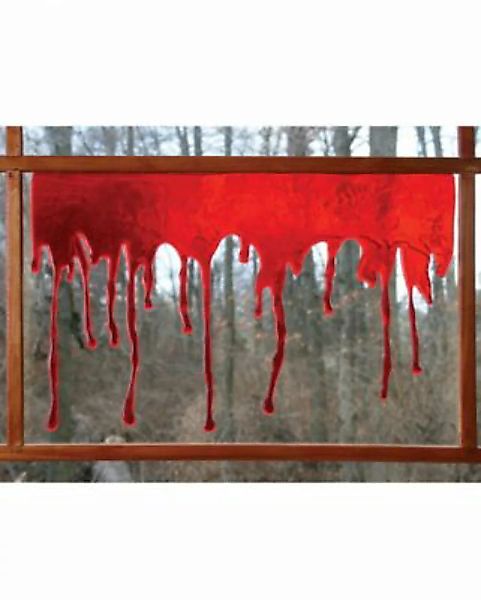 3D-Fensterblut / Drips of Blood Partydeko rot günstig online kaufen