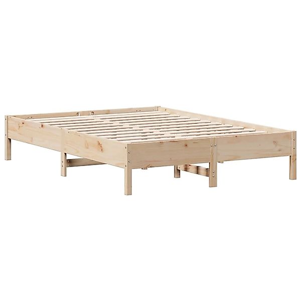 vidaXL Massivholzbett ohne Matratze 120x200 cm Kiefernholz 842702 günstig online kaufen