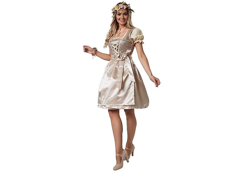 dressforfun Dirndl Frauenkostüm Mini-Dirndl Burgau Modell 1 günstig online kaufen