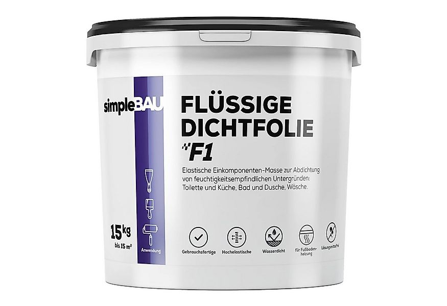 simpleBAU Dichtstoff Wasserdicht F1 - Einkomponente Abdichtung Dichtungsmas günstig online kaufen