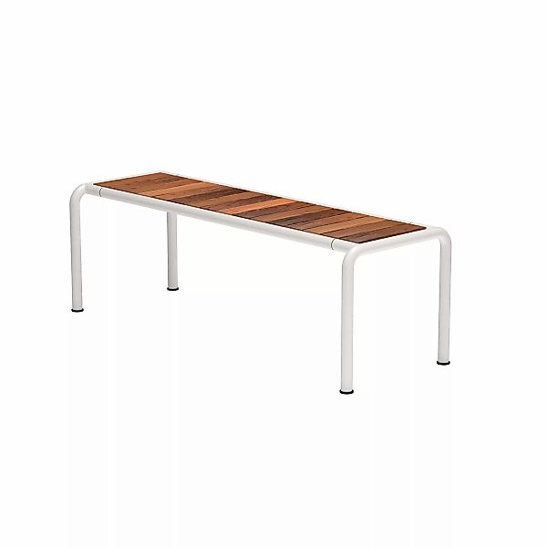 AVANTI Outdoor-Bank 129,5 cm Thermo-Esche Weiß günstig online kaufen