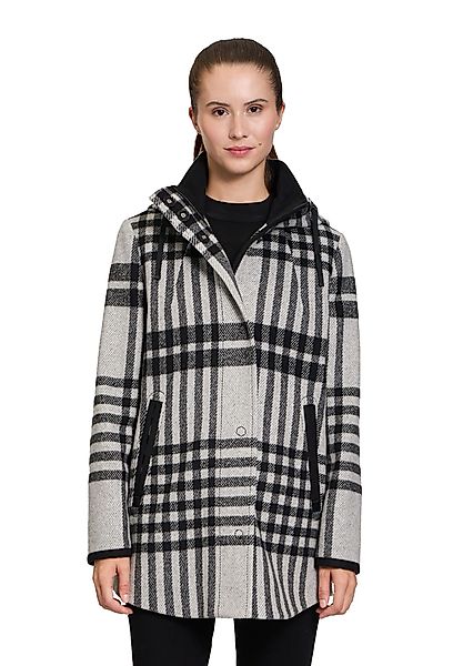 Gil Bret Wolljacke mit Kapuze kariert mit Kapuze günstig online kaufen