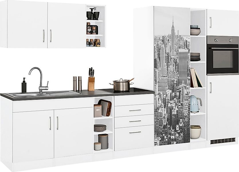 HELD MÖBEL Küchenzeile "Paris", ohne E-Geräte, Breite 340 cm günstig online kaufen