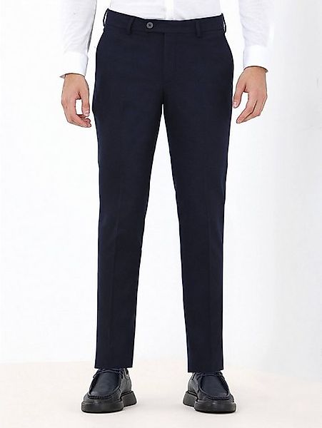 KİP Chinohose Blau Gewebte Slim Fit Klassische Hose günstig online kaufen