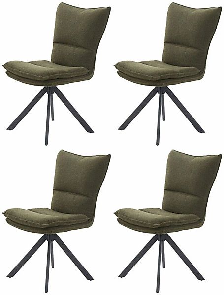 Jockenhöfer Gruppe Drehstuhl "Florina" (Set) 4 Stk.4-Fuss-Stuhl, inklusive günstig online kaufen