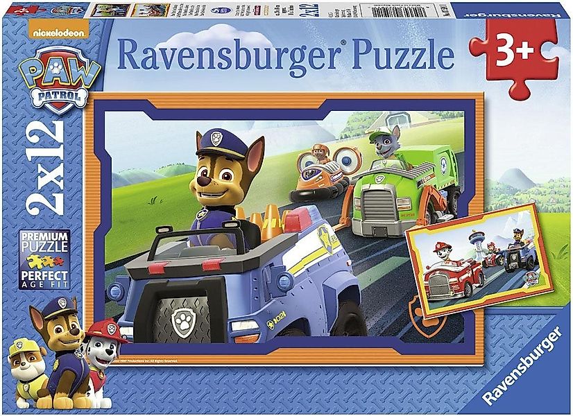 Ravensburger Puzzle PAW Patrol im Einsatz, 24 Puzzleteile, Made in Europe günstig online kaufen