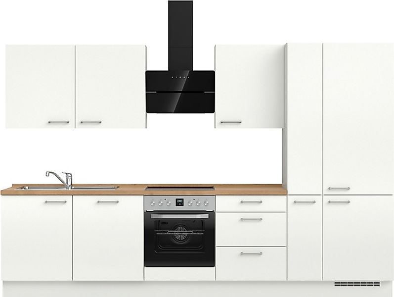 nobilia® Küchenzeile »"Laser II", Ausrichtung wählbar, Breite 330 cm« vormo günstig online kaufen
