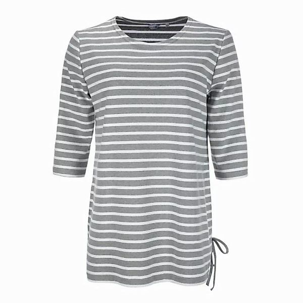 modAS Rundhalsshirt Damen Long-Shirt 1/2-Arm Streifen Maritim mit modischer günstig online kaufen