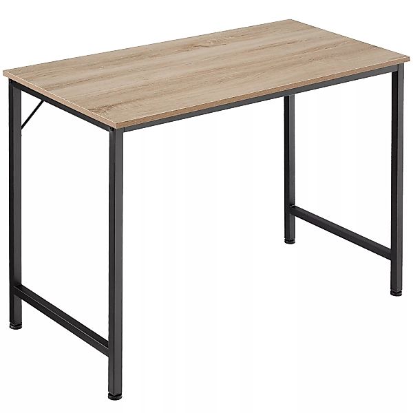 Schreibtisch Jenkins - Industrial Holz hell, Eiche Sonoma, 100 cm günstig online kaufen
