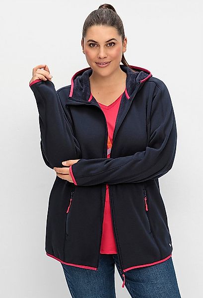 Sheego Trainingsjacke Fleecejacke günstig online kaufen
