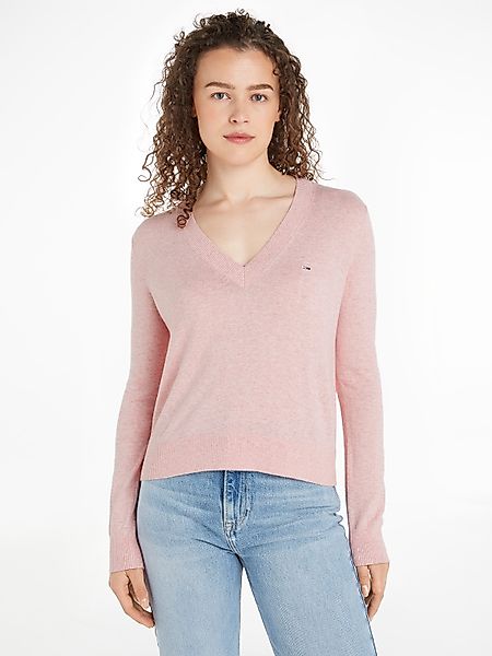 Tommy Jeans Strickpullover TJW ESSENTIAL VNECK günstig online kaufen