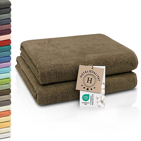 ZOLLNER Badetücher, Walkfrottier (2-St), 100 x günstig online kaufen