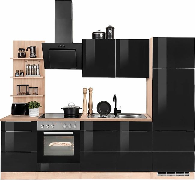 KOCHSTATION Küchenzeile "KS-Brindisi", Breite 270 cm, wahlweise mit E-Gerät günstig online kaufen