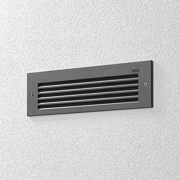 BEGA LED-Wandeinbaulampe 33018, grafit, 26 cm, IP65, CCT günstig online kaufen