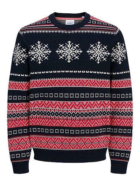 Jack & Jones Strickpullover JJXMAS NOEL KNIT CREW NECK günstig online kaufen