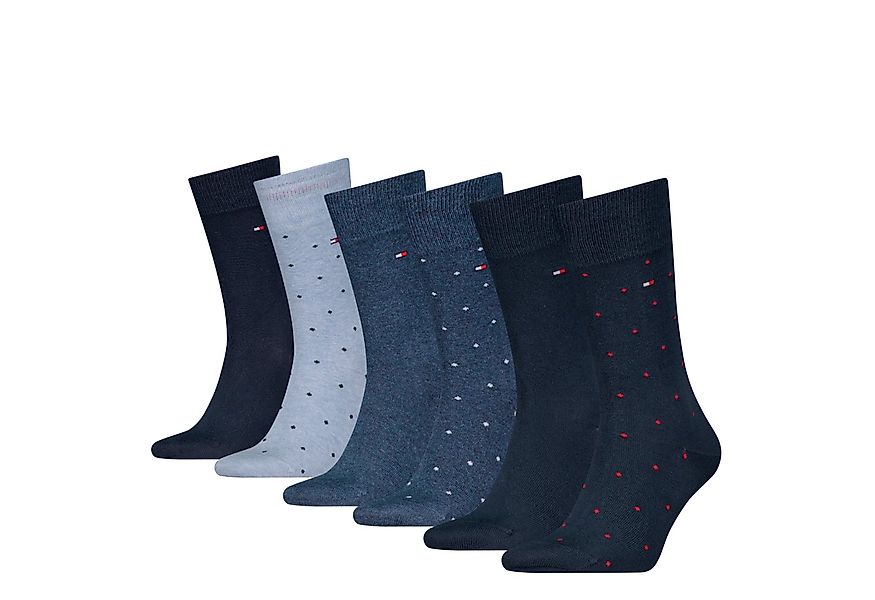 Tommy Hilfiger Socken TH MEN SOCK 6P DOT ECOM (6 Paar) gepunktet und uni günstig online kaufen