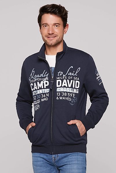 CAMP DAVID Sweatjacke, mit Stehkragen günstig online kaufen