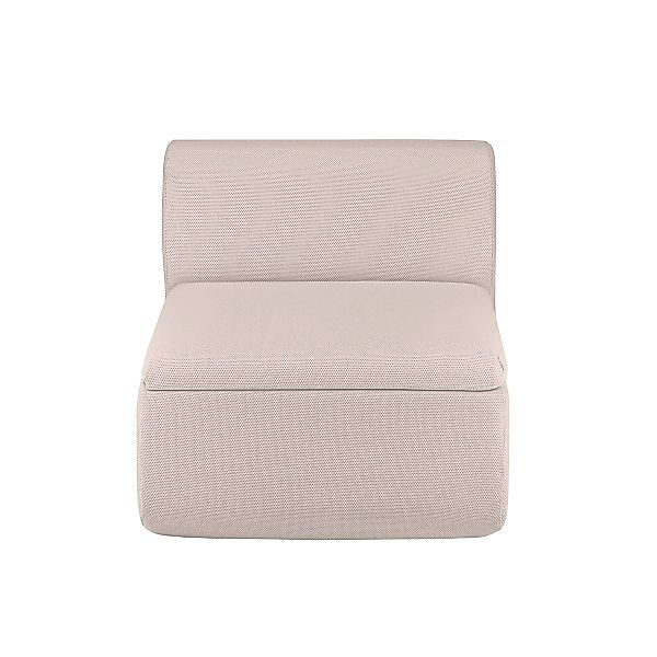 GROVA Outdoor Lounge 1-Sitzer Modul Beige Ohne Bodenplatte und Füßen günstig online kaufen