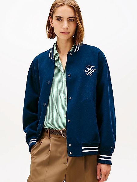 Tommy Hilfiger Bomberjacke "DF WOOL VARSITY BOMBER" mit Wolle günstig online kaufen