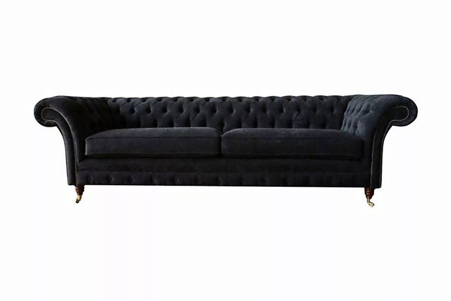 JVmoebel Sofa Design Sofa 4 Sitzer Polster Luxus Klassische Textil Chesterf günstig online kaufen