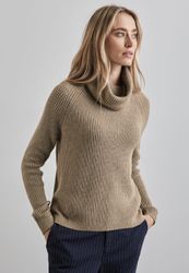 STREET ONE Rollkragenpullover im soften Baumwoll-Mix günstig online kaufen