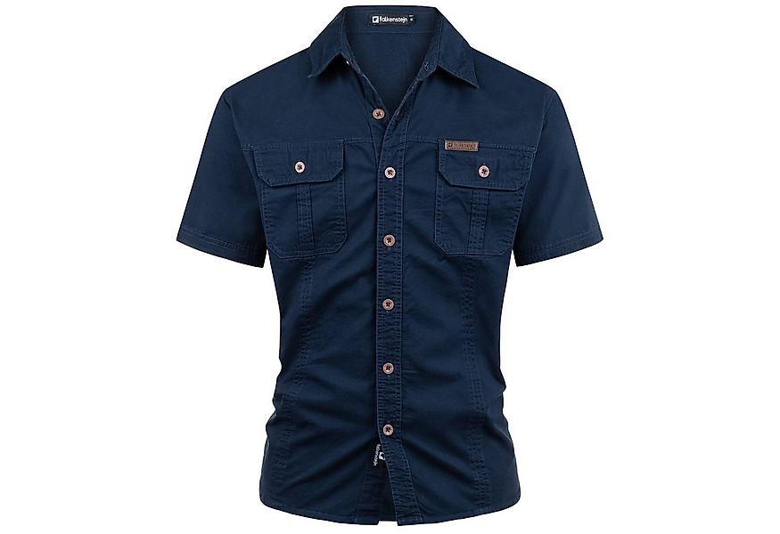 FALKENSTEJN Kurzarmhemd FALKENSTEJN Herren-Kurzarmhemd aus 100% Baumwolle a günstig online kaufen