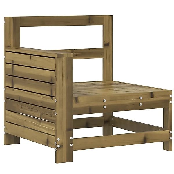 vidaXL Gartensofa mit Armlehne 69x62x70,5 cm Kiefernholz Imprägniert 844887 günstig online kaufen