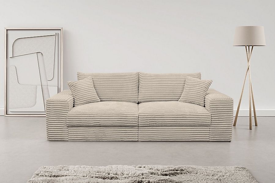 WERK2 Big-Sofa Rozzana mit viel Platz und aktuellen Bezugsvarianten, mit lo günstig online kaufen