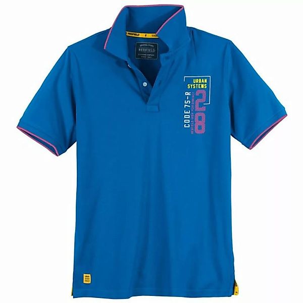redfield Poloshirt Große Größen Herren Poloshirt royalblau sportiv Urban Sy günstig online kaufen