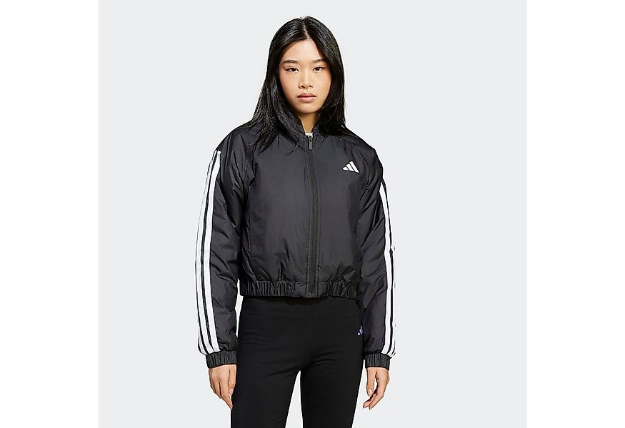 adidas Sportswear Bomberjacke ESSENTIALS 3-STREIFEN INSULATED CROP günstig online kaufen