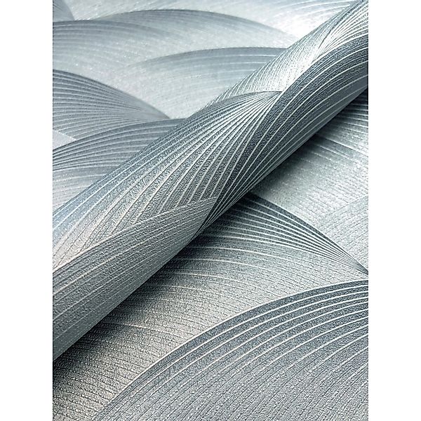 Newroom Vliestapete Sariel Silver Wellen Modern FSC® günstig online kaufen