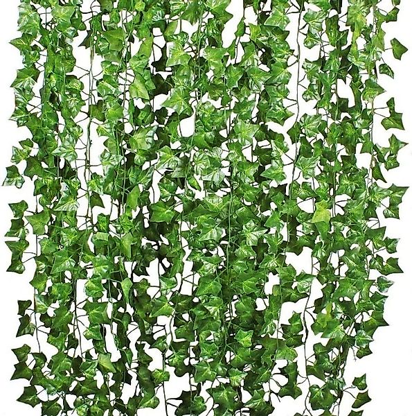 Kunstranke Efeu Künstlich, Efeu Girlande Hängend Ivy Leaves 220 cm, Miniclo günstig online kaufen