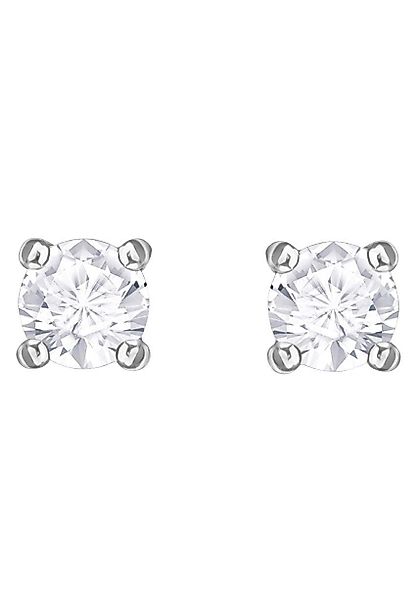 Swarovski Paar Ohrstecker Attract Round, weiss, günstig online kaufen